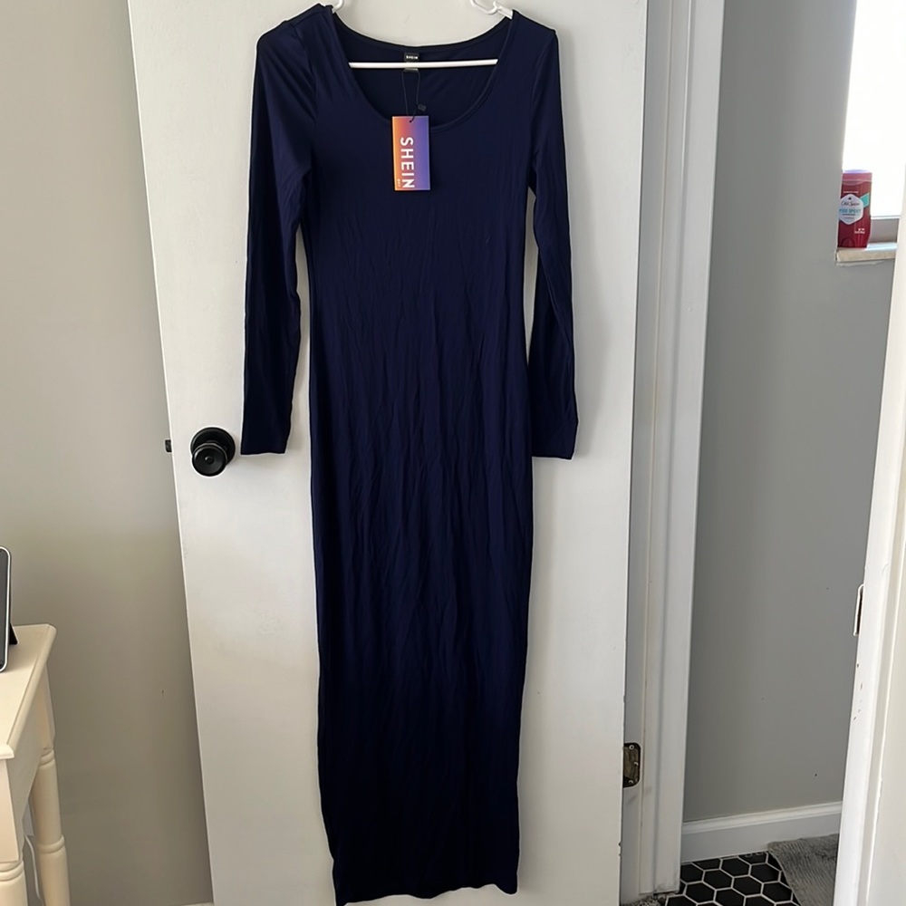 Navy Maxi Dress (NEW)